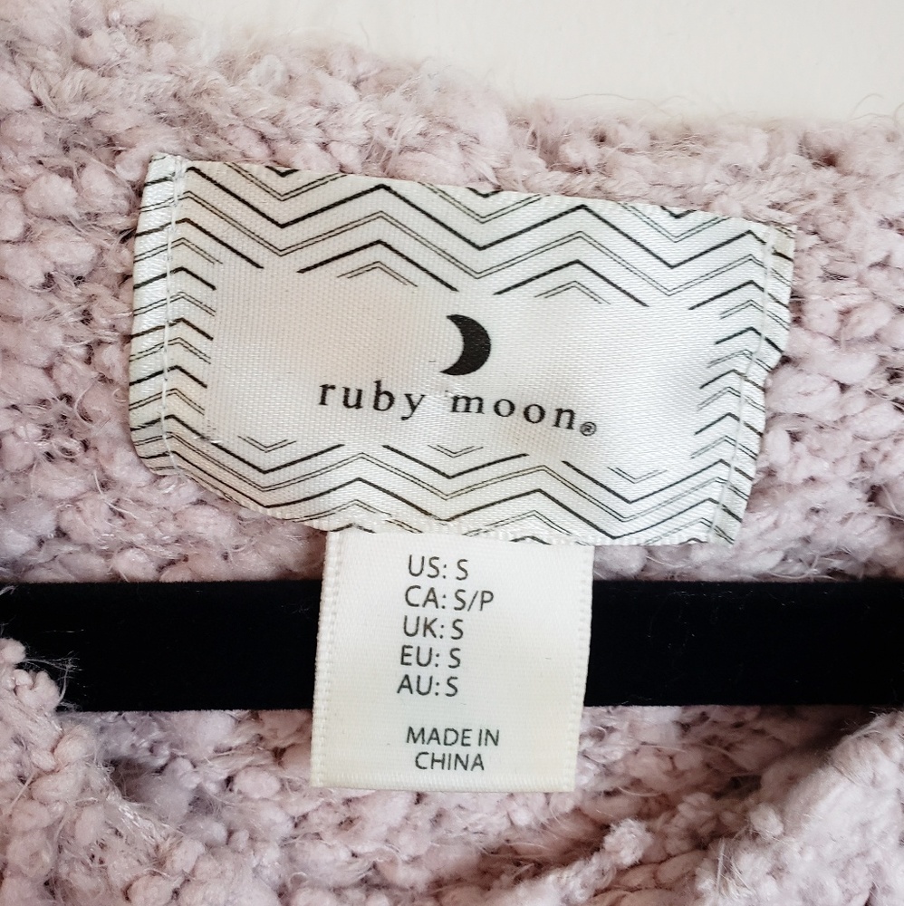 Anthropologie Ruby Moon Chunky Sweater Size Small - Picture 3 of 3